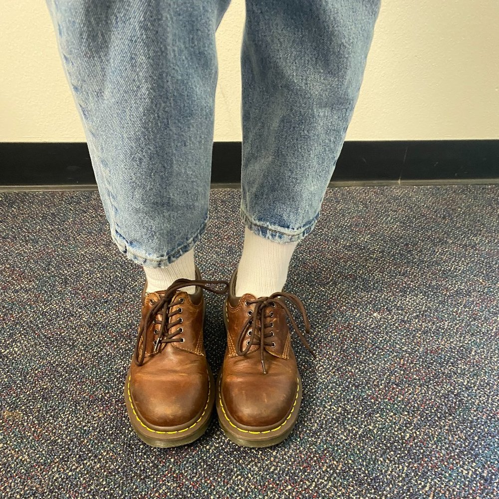 Barely worn Dr. Martens 8053 Crazy Horse Leather Oxfords.